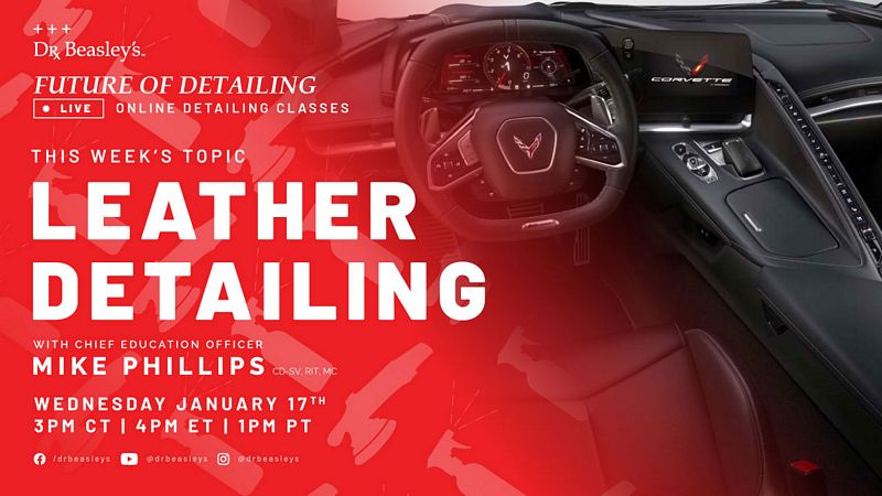 LIVE Online Detailing Class - Leather Detailing - Brand New 2024 C8 ...